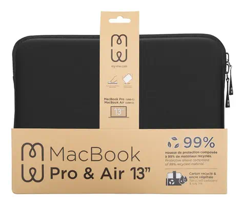 MW Basics ²Life 35,6 cm (14") Housse Noir, Blanc - Sacoche & Housse - visuel 3