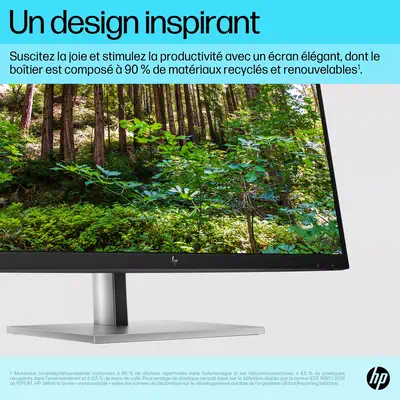 HP E-Series Écran USB-C 4K E27k G5 HP - visuel 1 - hello RSE - Couverture sRGB de 99 %