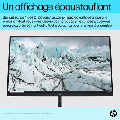 HP E27k G5 27p 4K USB-C Monitor 3840x2160 HP - visuel 1 - hello RSE - Connectivité Internet fiable