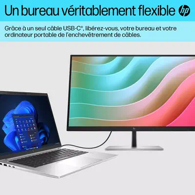 HP E-Series Écran USB-C 4K E27k G5 - Ecran Ordinateur - visuel 8