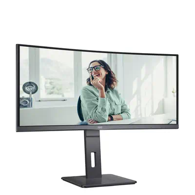 AOC CU34P3CV écran plat de PC 86,4 cm (34") 3440 x 1440 pixels UltraWide Quad HD LED Noir - Ecran Ordinateur - visuel 3