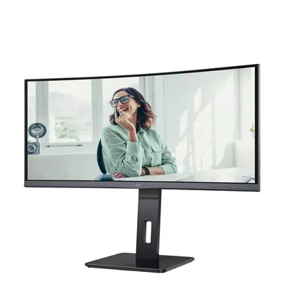 AOC CU34P3CV écran plat de PC 86,4 cm (34") 3440 x 1440 pixels UltraWide Quad HD LED Noir - Ecran Ordinateur - visuel 4