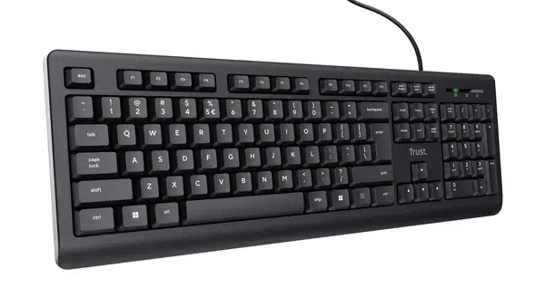 Trust Primo clavier Bureau USB AZERTY Français Noir Trust - visuel 1 - hello RSE - Confort