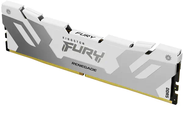 DIMM DDR5 CL36 16Go 6800 MT/s FURY Renegade Blanc XMP - Kingston - Mémoire - visuel 1