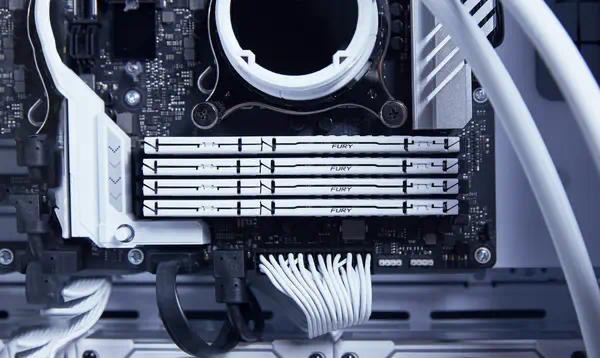 16 Go 5600 MT/s DDR5 CL36 DIMM FURY Beast White EXPO - Kingston - Mémoire - visuel 7