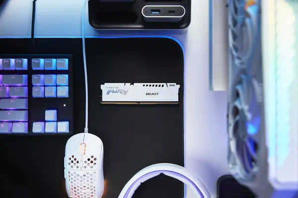 32 Go 5600 MT/s DDR5 CL40 DIMM (Kits de 2) FURY Beast White XMP - Kingston - Mémoire - visuel 9