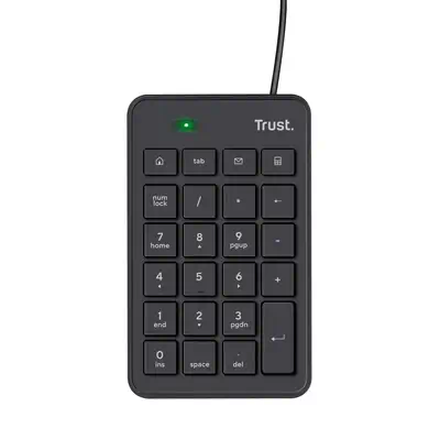 Trust 22221 clavier numérique PC portable/de bureau USB Noir - Clavier - visuel 2