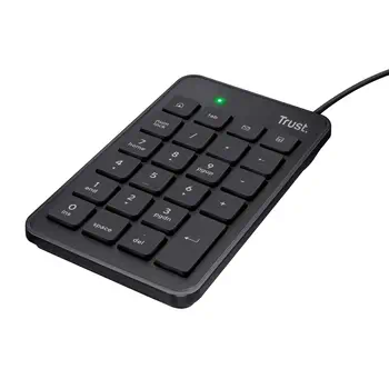 Achat responsable Trust 22221 clavier numérique PC portable/de bureau USB Noir