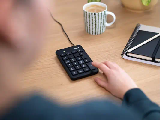 Trust 22221 clavier numérique PC portable/de bureau USB Noir - Clavier - visuel 6