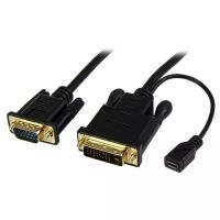 Achat StarTech.com Câble adaptateur DVI vers VGA de 91cm - Convertisseur actif DVI-D vers HD15 - M/M - 1920x1200 - 0065030859455