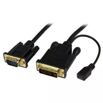 Achat StarTech.com Câble adaptateur DVI vers VGA de 91cm - Convertisseur actif DVI-D vers HD15 - M/M - 1920x1200 et autres produits de la marque StarTech.com