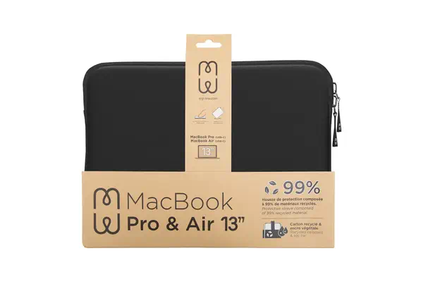 MW Basics ²Life 33 cm (13") Housse Noir, Blanc - Sacoche & Housse - visuel 2