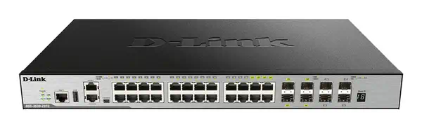 D-Link DGS-3630-28PC/SI/E commutateur réseau Géré L3 Gigabit Ethernet (10/100/1000) Connexion Ethern - Switchs et Hubs - visuel 1