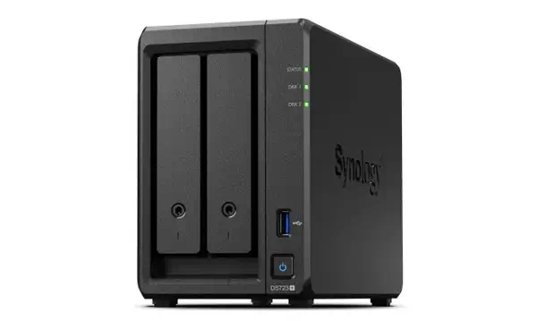 Synology DiskStation DS723+ serveur de stockage NAS Tower Ryzen Embedded R1600 2 Go DDR4 DiskStation - Switchs et Hubs - visuel 1