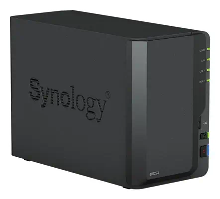 Synology DiskStation DS223 serveur de stockage NAS Bureau Realtek RTD1619B 2 Go DDR4 0 To - Serveur NAS - visuel 7