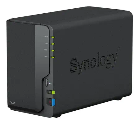 Synology DiskStation DS223 serveur de stockage NAS Bureau Synology - visuel 1 - hello RSE - Partage et synchronisation faciles
