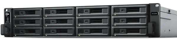 Synology RX1223RP Boîtier de disques de stockage Boîtier disque dur/SSD Noir 2.5/3.5" - Accessoire Stockage - visuel 1