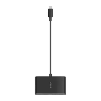 Belkin AVC018BTBK hub & concentrateur USB Type-C 10000 Mbit/s Noir - Station d'accueil pour portable - visuel 3