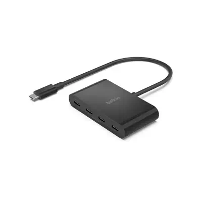 Belkin AVC018BTBK hub & concentrateur USB Type-C 10000 Mbit/s Noir - Station d'accueil pour portable - visuel 1
