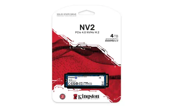 4000G NV2 M.2 2280 PCIe 4.0 NVMe SSD - Kingston - Disque dur SSD - visuel 4