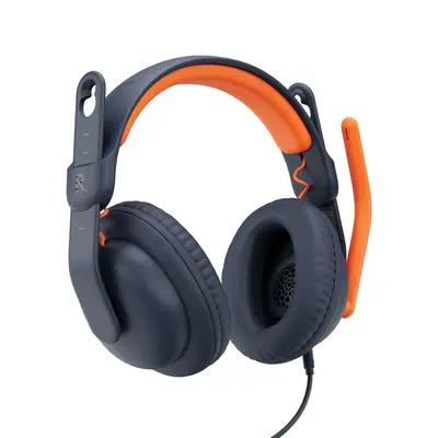 Logitech Zone Learn Casque Avec fil Arceau Education Bleu, Orange - Casque Micro - visuel 5
