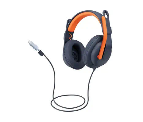 Logitech Zone Learn Over Ear 3.5mm AUX Logitech - visuel 1 - hello RSE - Zone Learn est conçu pour les élèves