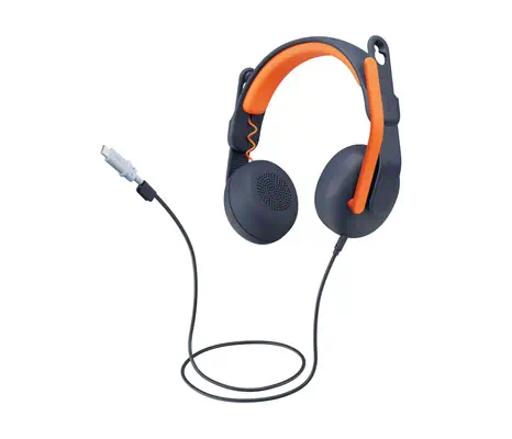 Logitech Zone Learn On Ear USB-C Logitech - visuel 1 - hello RSE - Résistant à une utilisation quotidienne