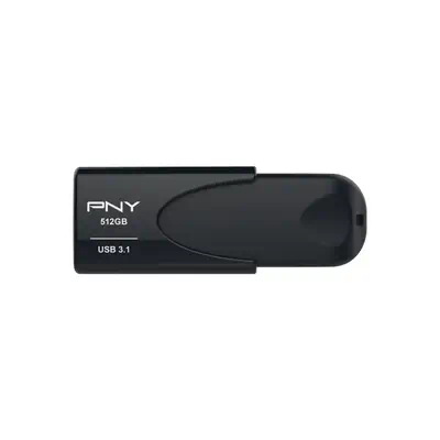 PNY Attache 4 lecteur USB flash 512 Go USB Type-A 3.2 Gen 1 (3.1 Gen 1) Noir - Adaptateur stockage - visuel 2