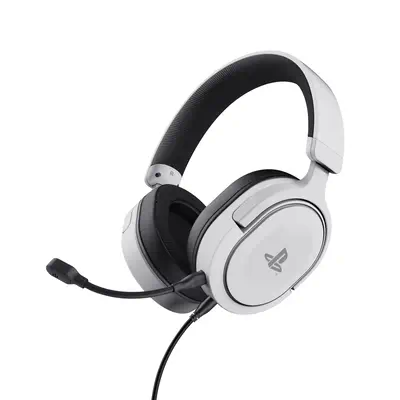 Trust GXT 498 Forta Casque Avec fil Arceau Jouer Noir, Blanc - Casque Micro - visuel 1