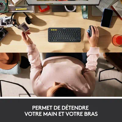 Logitech ERGO M575 Logitech - visuel 1 - hello RSE - FACILE À NETTOYER