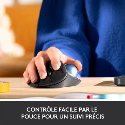 Logitech ERGO M575 Logitech - visuel 1 - hello RSE - COMMANDES PRATIQUES