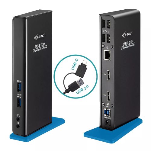 Achat Station d'accueil pour portable I-TEC USB 3.0/USB-C Dual HDMI Docking Station 2xHDMI 1xGLAN 2xUSB 3.0