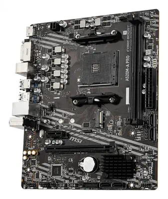 MSI A520M-A PRO carte mère AMD A520 Emplacement AM4 micro ATX - Carte mère - visuel 7