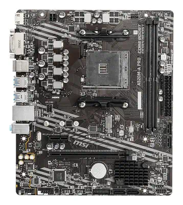 MSI A520M-A PRO carte mère AMD A520 Emplacement AM4 micro ATX - Carte mère - visuel 2