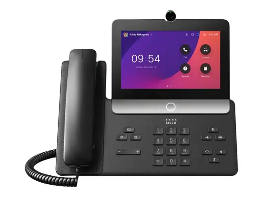 CISCO Video Phone 8875 Carbon Black - Cisco - Accessoire Réseau - visuel 1