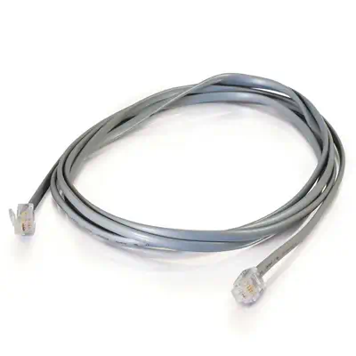 C2G 10m RJ11 6P4C Straight Modular Cable  - Câble RJ et - Câble RJ et Fibre optique - visuel 1