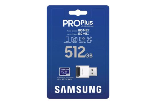 Achat SAMSUNG PRO Plus microSD 512Go Up to 180Mo/s sur hello RSE - visuel 7