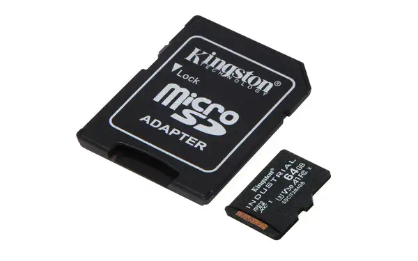 Carte 64GB microSDXC Industrielle C10 A1 pSLC + adaptateur SD - Kingston - Carte Mémoire - visuel 2