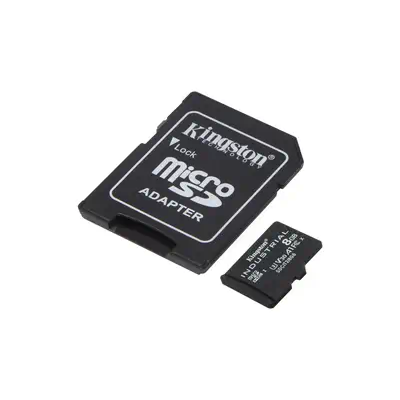 Kingston Technology Industrial 8 Go MicroSDHC UHS-I Classe Kingston - visuel 1 - hello RSE - Résistance aux températures extrêmes