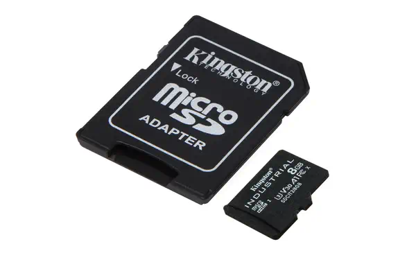 Carte 8GB microSDHC Industrielle C10 A1 pSLC + adaptateur SD - Kingston - Carte Mémoire - visuel 2