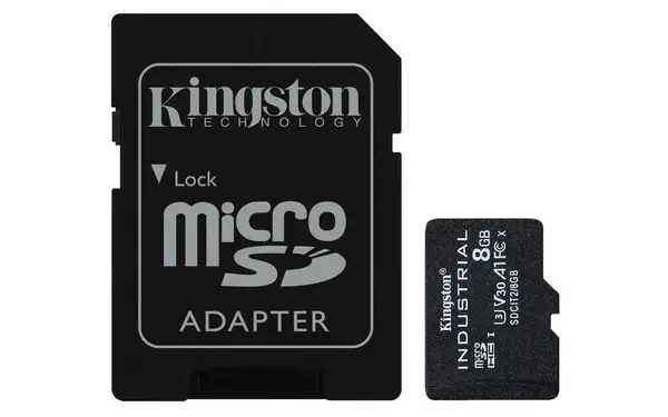 Carte 8GB microSDHC Industrielle C10 A1 pSLC + adaptateur SD - Kingston - Carte Mémoire - visuel 1