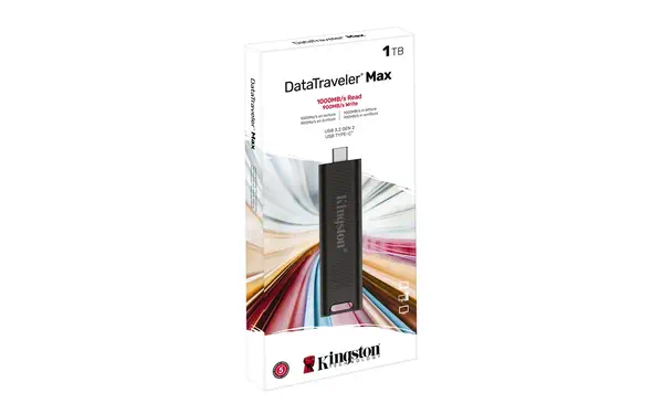 1TB DataTraveler Max 1000R/900W USB 3.2 Gen 2 - Kingston - Adaptateur stockage - visuel 9