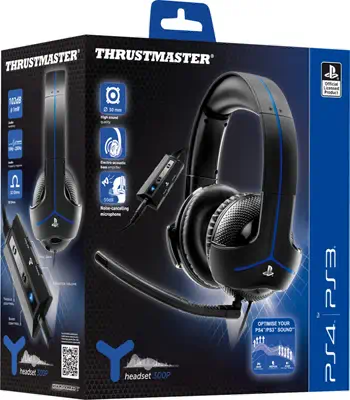 Thrustmaster Y-300P Casque Avec fil Arceau Jouer Noir - Casque Micro - visuel 4