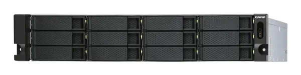 QNAP TL-R1200S-RP Boîtier de disques de stockage Boîtier disque dur/SSD Noir, Gris 2.5/3.5" - Serveur NAS - visuel 1