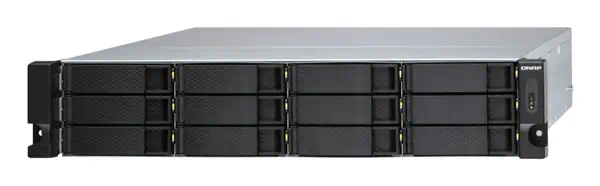 QNAP TL-R1200S-RP Boîtier de disques de stockage Boîtier disque dur/SSD Noir, Gris 2.5/3.5" - Serveur NAS - visuel 6
