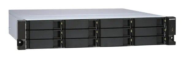 QNAP TL-R1200S-RP Boîtier de disques de stockage Boîtier disque dur/SSD Noir, Gris 2.5/3.5" - Serveur NAS - visuel 5