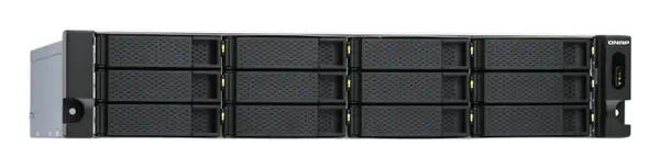 QNAP TL-R1200S-RP Boîtier de disques de stockage Boîtier disque dur/SSD Noir, Gris 2.5/3.5" - Serveur NAS - visuel 4