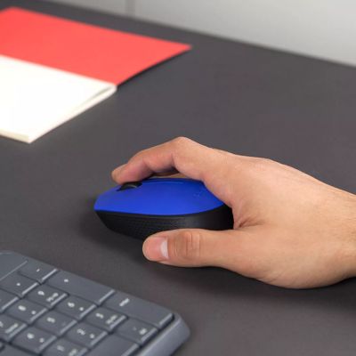 Vente LOGITECH M171 Wireless Mouse BLUE Logitech au meilleur prix - visuel 2