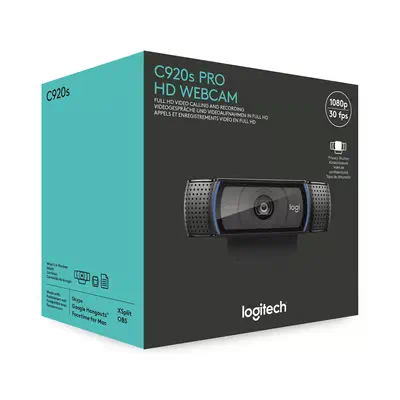 Logitech C920s webcam Logitech - visuel 1 - hello RSE - G HUB pour le jeu