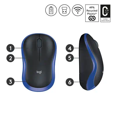 Logitech M185 Logitech - visuel 1 - hello RSE - Prêt à l'emploi